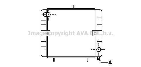 Radiateur moteur (Radiateur de refroidissement) AVA Deutschland GmbH VN2031