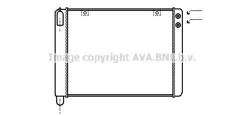 Radiateur moteur (Radiateur de refroidissement) AVA Deutschland GmbH VN2033