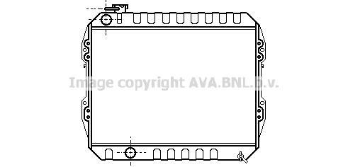 Radiateur moteur (Radiateur de refroidissement) AVA Deutschland GmbH VN2088