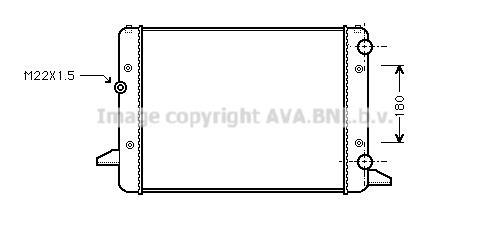 Radiateur moteur (Radiateur de refroidissement) AVA Deutschland GmbH VN2120