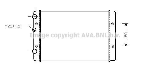 Radiateur moteur (Radiateur de refroidissement) AVA Deutschland GmbH VN2131