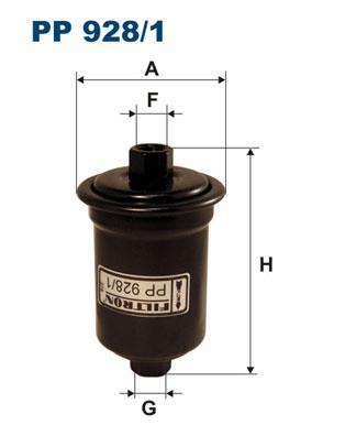 Filtro combustible FILTRON ref. PP 928/1