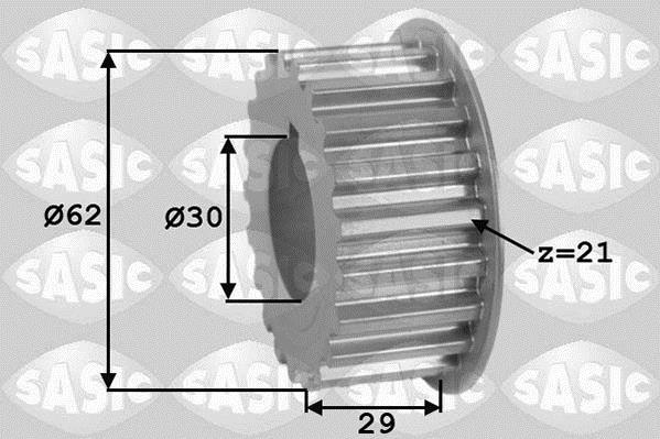 Roue dentée, vilebrequin SASIC ref. 1600001