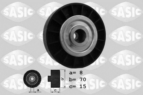 Galet enrouleur de courroie d'accessoire SASIC ref. 1624028