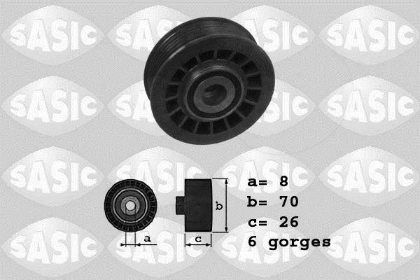 Galet enrouleur de courroie d'accessoire SASIC ref. 1626143