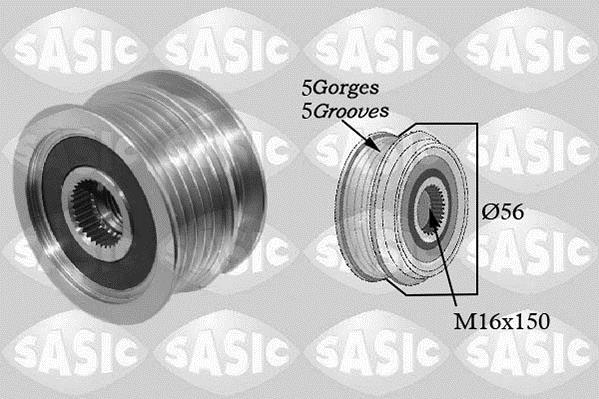 Polia do alternador SASIC ref. 1676005