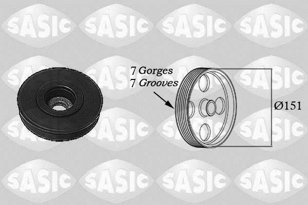 Poulie damper (Poulie de vilebrequin) SASIC ref. 2154017