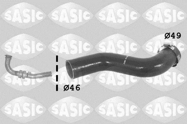 Durite de turbocompresseur (Durite de turbo) SASIC 3334006