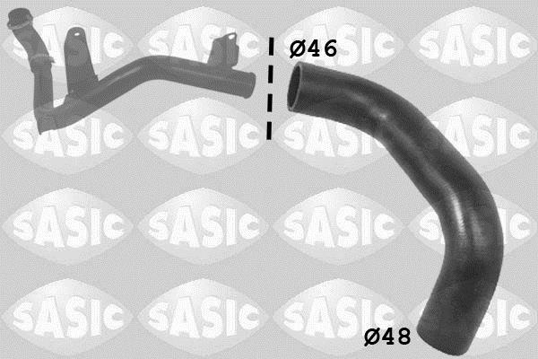 Durite de turbocompresseur (Durite de turbo) SASIC 3336012