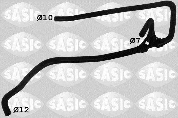 Durite de radiateur (Durite de refroidissement) SASIC ref. 3404110