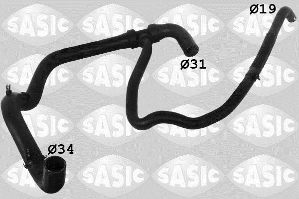 Durite de radiateur (Durite de refroidissement) SASIC 3404130