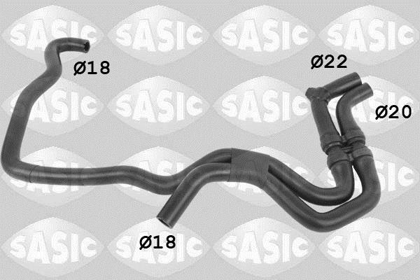 Durite de radiateur (Durite de refroidissement) SASIC 3404197