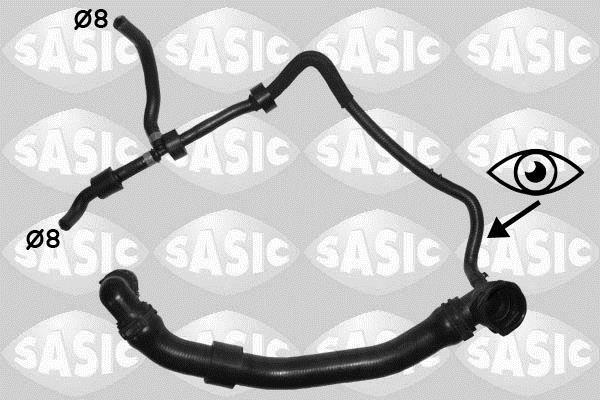 Durite de radiateur (Durite de refroidissement) SASIC ref. 3406505