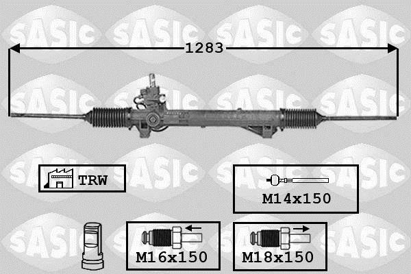 Cremallera de dirección (Caja de direccion) SASIC ref. 7006093
