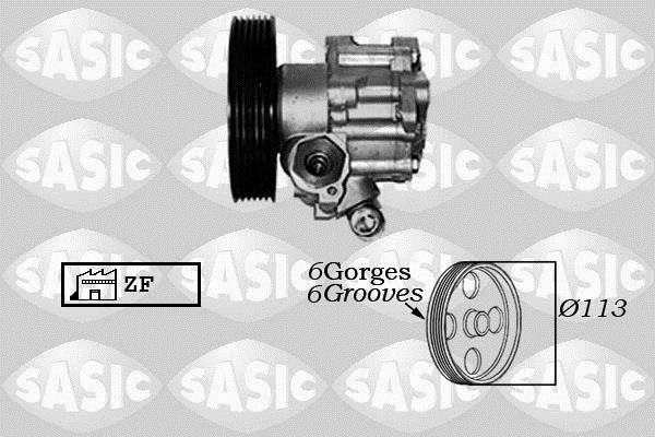 Pompe de direction assistée (Servo direction) SASIC ref. 7070002