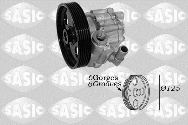 Pompe de direction assistée (Servo direction) SASIC ref. 7070038