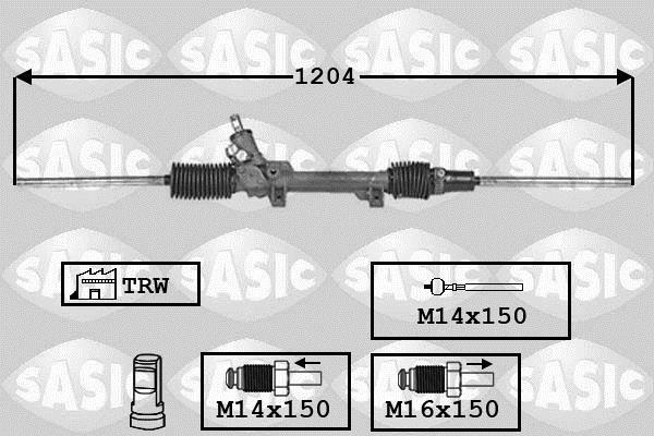 Cremallera de dirección (Caja de direccion) SASIC ref. 7170011