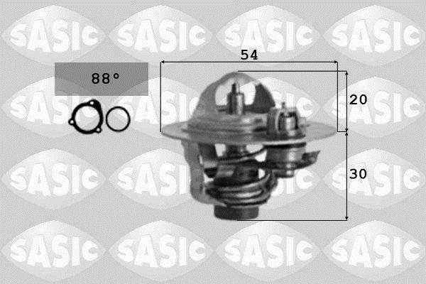 Thermostat d'eau (Calorstat) SASIC ref. 9000298