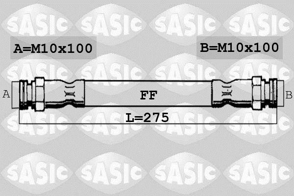 Flexible de frein (Durite de frein) SASIC ref. SBH0152