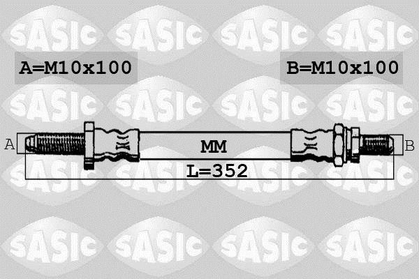 Flexible de frein (Durite de frein) SASIC ref. SBH6337