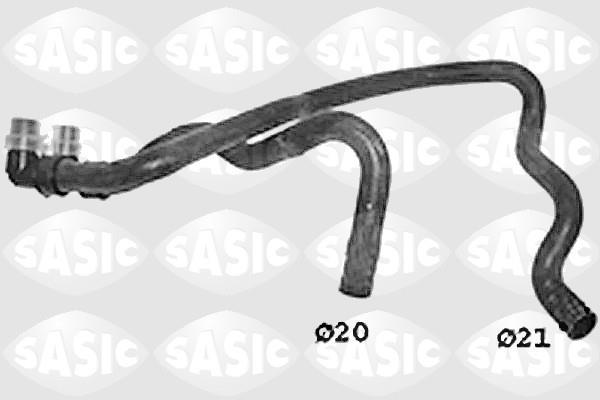 Durite de radiateur (Durite de refroidissement) SASIC ref. SWH0300