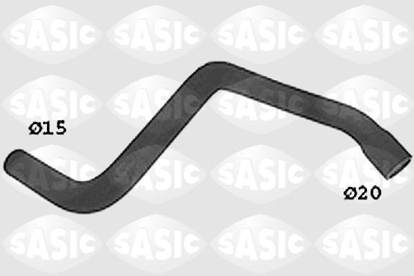 Durite de radiateur (Durite de refroidissement) SASIC SWH0356