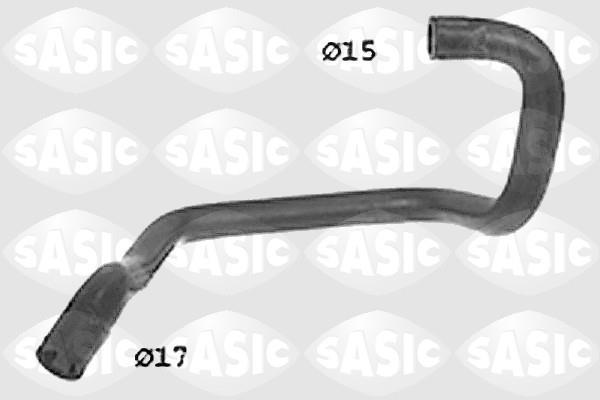 Durite de radiateur (Durite de refroidissement) SASIC ref. SWH0358