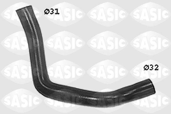 Durite de radiateur (Durite de refroidissement) SASIC SWH0407