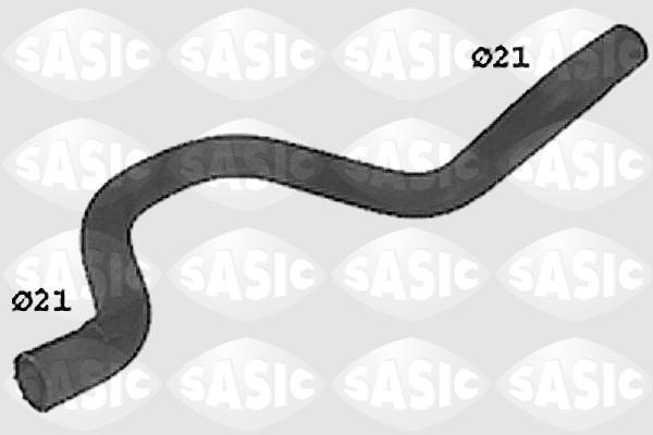 Durite de radiateur (Durite de refroidissement) SASIC ref. SWH0457