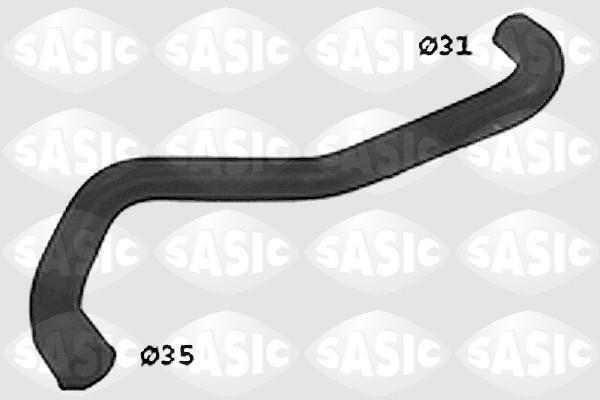 Durite de radiateur (Durite de refroidissement) SASIC ref. SWH0467