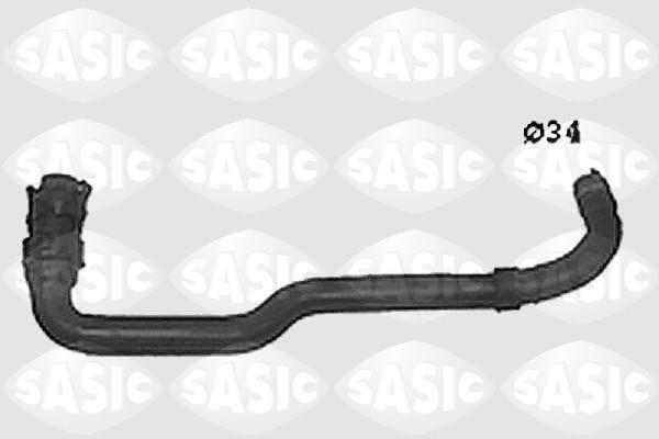Durite de radiateur (Durite de refroidissement) SASIC SWH0487