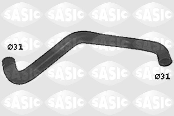 Durite de radiateur (Durite de refroidissement) SASIC ref. SWH0493