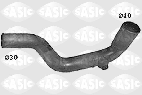 Durite de radiateur (Durite de refroidissement) SASIC ref. SWH4176