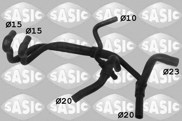 Durite de radiateur (Durite de refroidissement) SASIC ref. SWH4190