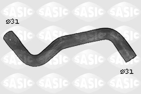 Durite de radiateur (Durite de refroidissement) SASIC ref. SWH4191