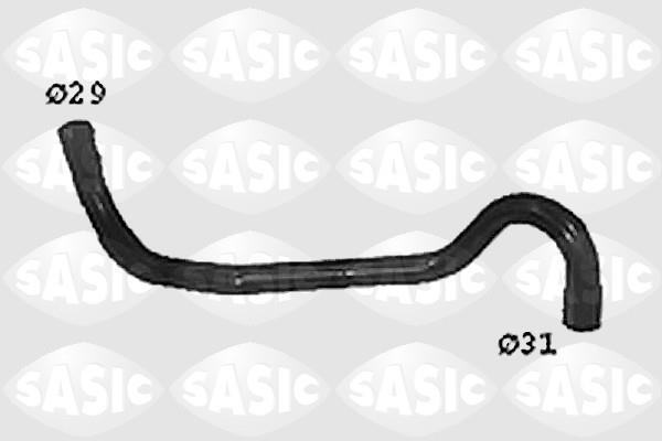 Durite de radiateur (Durite de refroidissement) SASIC ref. SWH4203