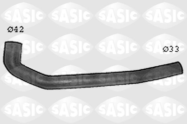 Durite de radiateur (Durite de refroidissement) SASIC ref. SWH4213