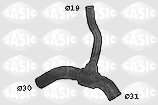 Durite de radiateur (Durite de refroidissement) SASIC SWH4229