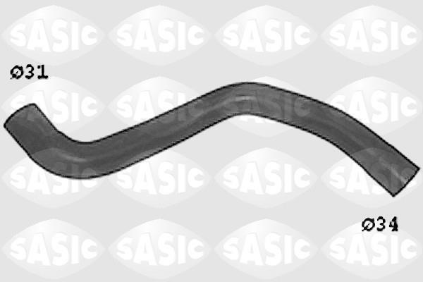 Durite de radiateur (Durite de refroidissement) SASIC ref. SWH4253