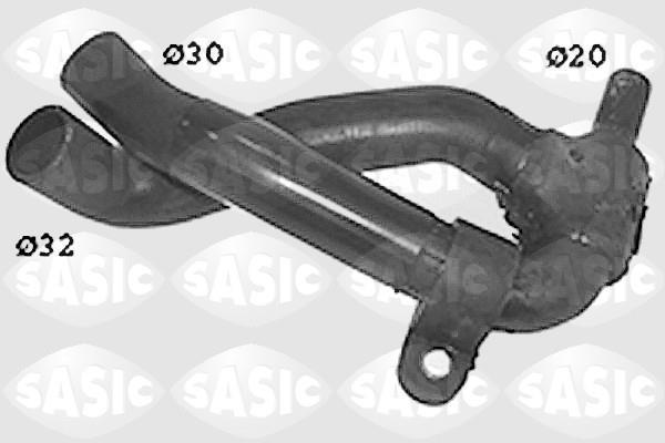 Durite de radiateur (Durite de refroidissement) SASIC ref. SWH4260