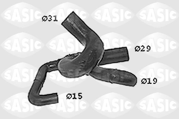 Durite de radiateur (Durite de refroidissement) SASIC ref. SWH4271