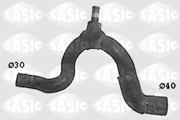 Durite de radiateur (Durite de refroidissement) SASIC SWH4283