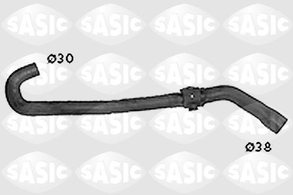 Durite de radiateur (Durite de refroidissement) SASIC SWH4293