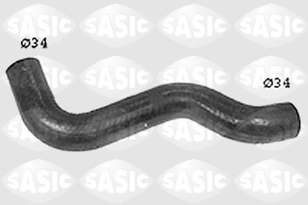 Durite de radiateur (Durite de refroidissement) SASIC ref. SWH6673