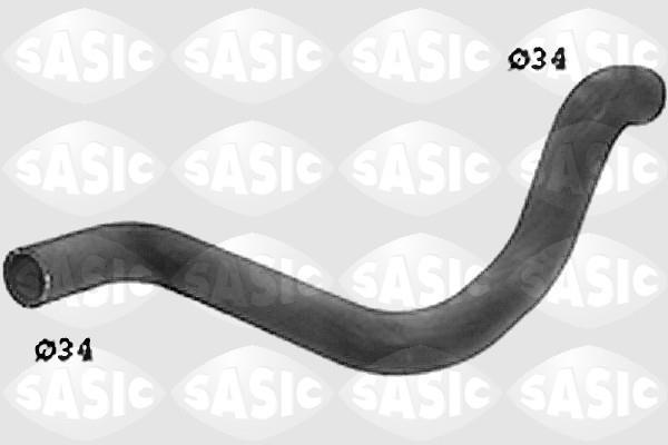 Durite de radiateur (Durite de refroidissement) SASIC ref. SWH6735