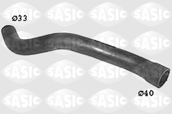 Durite de radiateur (Durite de refroidissement) SASIC ref. SWH6738