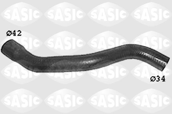 Durite de radiateur (Durite de refroidissement) SASIC ref. SWH6749