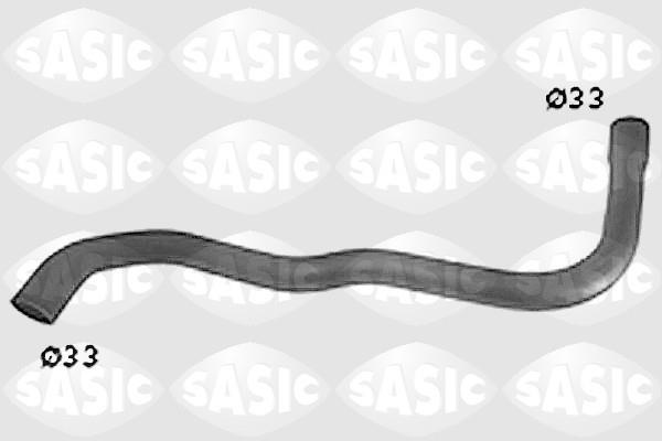 Durite de radiateur (Durite de refroidissement) SASIC ref. SWH6822