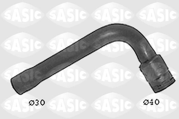 Durite de radiateur (Durite de refroidissement) SASIC ref. SWH6834