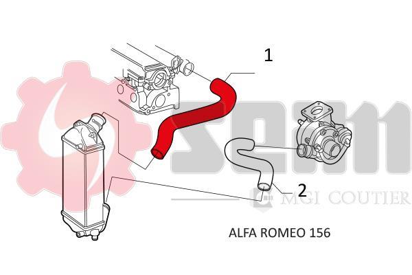 Durite de turbocompresseur (Durite de turbo) SEIM 981004